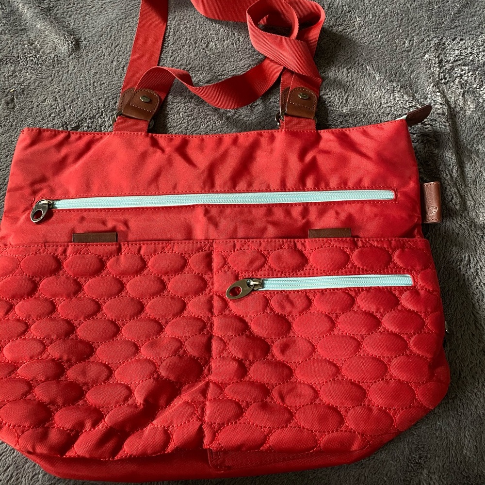 Mosey by Baggallini red tote bag